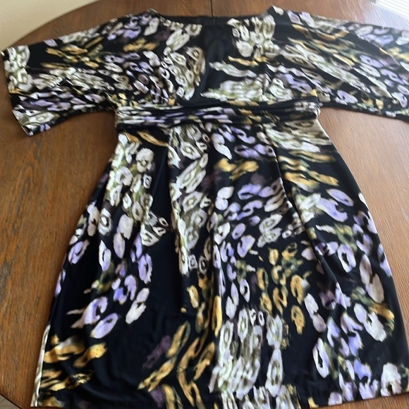 NWT Taylor Dress Zipper Back Full Sleeves Gathered Band at Waist Size 14 - Picture 9 of 16